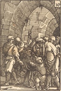 十字架を負うキリスト 作： Sebald Beham