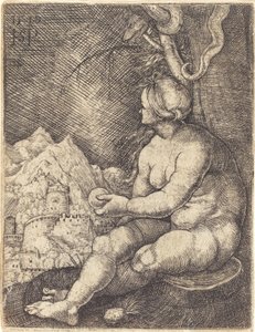 イブ着席 作： Sebald Beham