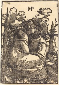 フェンスのそばの恋人 作： Sebald Beham
