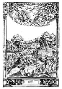 ルナ、1531 作： Sebald Beham