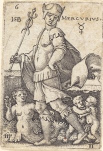 水星 作： Sebald Beham