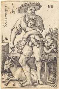 土星 作： Sebald Beham