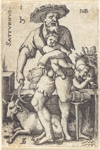 土星 作： Sebald Beham