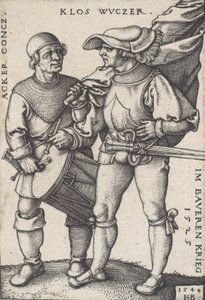 旗手と太鼓奏者、1544年。 作： Sebald Beham