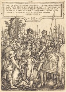 トラヤヌスの裁き 作： Sebald Beham