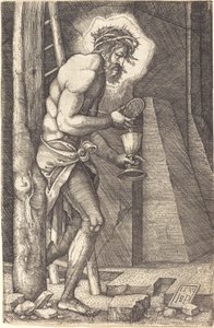 十字架のふもとの悲しみの男 作： Sebald Beham