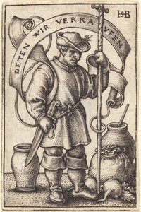 市場の農民 作： Sebald Beham