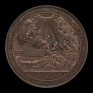 グスタフ 2 世アドルフの死、1594 年から 1632 年、スウェーデン王 1611 年 [表]、1634 年。 作： Sebastian Dadler