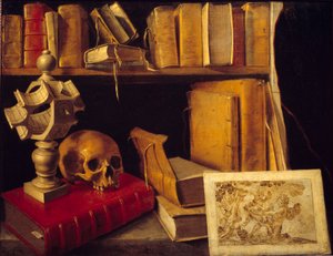 日時計のある洗面台セバスチャン・ストスコップ（1597-1657）による絵画