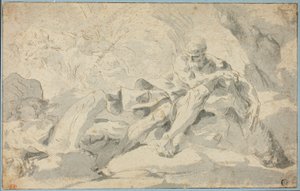 ヘラクレスとカクス 作： Sebastiano Galeotti