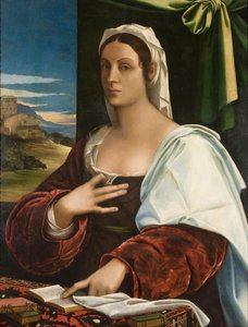 ヴィットリア・コロンナ 1490-1547 作： Sebastiano Piombo del