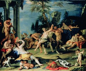 パンの名誉のバッカナル 作： Sebastiano Ricci