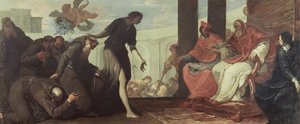 カプチン騎士団を承認するパウロ3世 作： Sebastiano Ricci