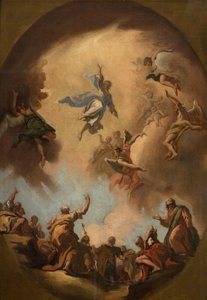 キリストの昇天」（油彩・キャンバス 作： Sebastiano Ricci