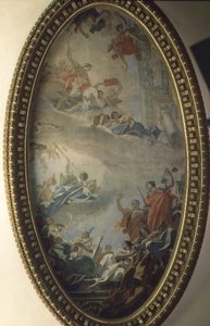 The Glorification of Science」（油彩・キャンバス）