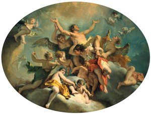 聖セバスチャンの栄光、17〜18世紀後半 作： Sebastiano Ricci