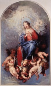 無原罪の聖母マリア（油彩・キャンバス 作： Sebastiano Ricci