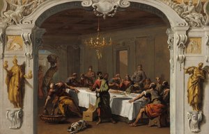 最後の晩餐、17131714。 作： Sebastiano Ricci