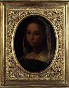 少女の肖像（油彩・キャンバス 作： Sebastiano del (c.1485 1547) Piombo