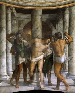 むち打ち 作： Sebastiano del (c.1485 1547) Piombo