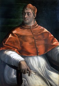クレメンス7世（ジュール・ド・メディチ）の肖像（1478～1534年）。Sebastiano del Piomboによる絵画。ナポリ、カポディモンテ・ギャラリー。 作： Sebastiano del (c.1485 1547) Piombo
