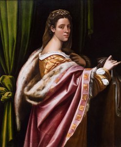 婦人の肖像 1520年代半ば（木に油彩） 作： Sebastiano del (c.1485 1547) Piombo