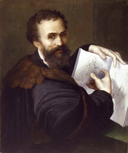ミケランジェロブオナローティ、1520年頃 作： Sebastiano del Piombo