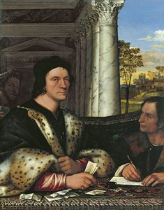 フェリーカロンデレット1473-1528の肖像、秘書 作： Sebastiano del Piombo
