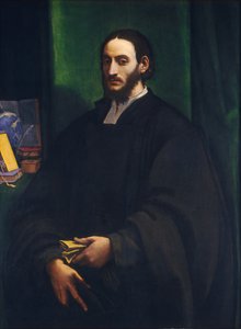 ヒューマニストの肖像、c。 1520年。 作： Sebastiano del Piombo