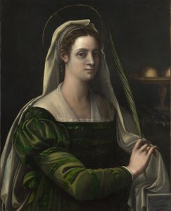 聖アガサ、1540年頃 作： Sebastiano del Piombo
