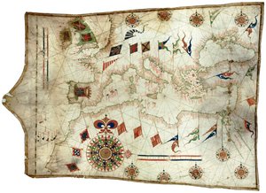 地中海と北東大西洋の海図 作： Sebastia?o Lopes