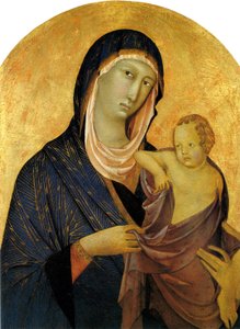 マドンナと子供、約1320年 作： Segna di Bonaventura