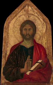 キリストの祝福、カリフォルニア。 1311年。 作： Segna di Buonaventura