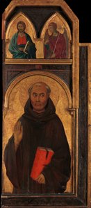 聖シルベスター・ゴッツォリーニ、1320年代。 作： Segna di Buonaventura