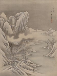 冬の情景、1892 年。