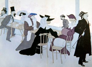 The Palais de Glace, c.1905 (カラーリトグラフ) 作： Sem