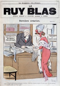 マリアンヌとポアンカレ - 1912年1月20日の「Ruy Blas」に掲載されたシムによる 作： Sem
