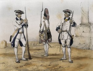 スペインのカルロス 3 世治世中の戦列歩兵 作： Serafin Maria Earl of Clonard De Sotto