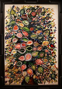 葉 1928-29 (キャンバスに油彩) 作： Seraphine Louis