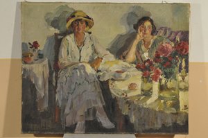 1915年の秋の夕方 作： Sergei Arsenevich Vinogradov