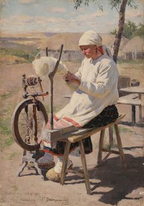 スピナー、1895 作： Sergei Arsenevich Vinogradov
