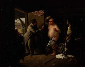 イワン・イワノビッチとイワン・ニキフォロビッチの喧嘩 作： Sergei Ivanovich Gribkov