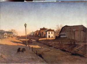 出かける日 - セルゲイ・イワノビッチ・スヴェトスラフスキー (スヴェトスラフスキー) (1857-1931) の絵画、キャンバスに油彩 - ロシア美術 作： Sergei Ivanovich Svetoslavsky