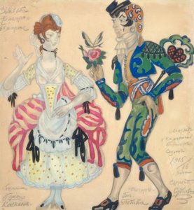 Mozart, Figaro - Figurinen Sudeikin 作： Sergei Jurjewitsch Sudeikin