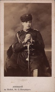 ロシアのウラジミール・アレクサンドロヴィチ大公の肖像、1847～1909年、1865年頃。 作： Sergei Lvovich Levitsky