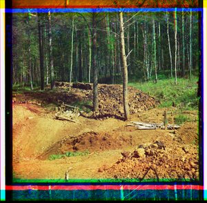鉄鉱石、ウラル山脈地域、ロシア 作： Sergei Mikhailovich Prokudin Gorskii