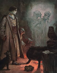 占い師、1900年頃（絵葉書） 作： セルゲイ・セルゲイビッチ・ソロムコ