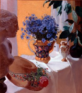 ""Nature morte"" Peinture de Sergei (Serge) Tchekhonine (1878-1936) 1916 国立歴史、建築、芸術野外博物館、プスコフ 作： Sergei Tchekhonine