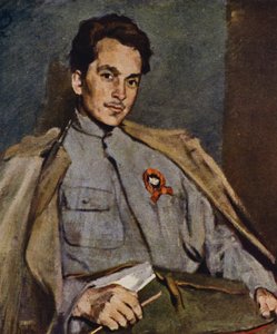 ロシアの作家・革命家ドミトリー・フルマノフの肖像