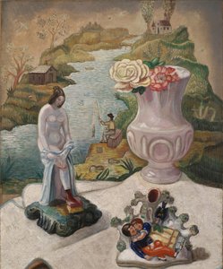 磁器の数字と花 作： Sergei Yurievich Sudeykin